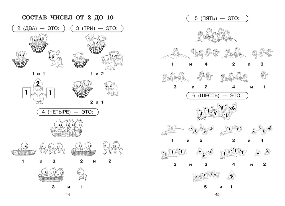 All Rules in Pictures. Russian Language and Mathematics