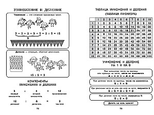 All Rules in Pictures. Russian Language and Mathematics