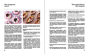 Zuckerbäckerführer. Körperliche und gebackene Desserts. Torten und Mousse