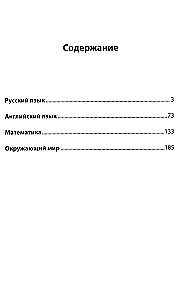 All the rules for elementary school in tables and diagrams: Russian language, English language, mathematics, world around us