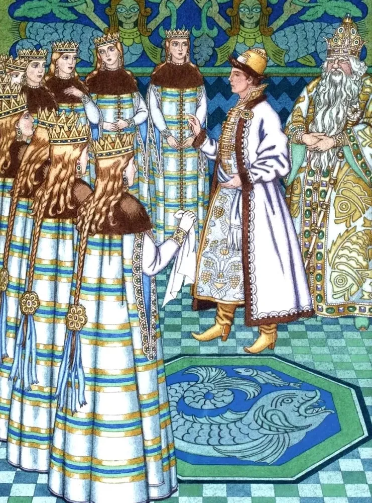 Alle russischen Märchen in Illustrationen von Iwan Bilibin