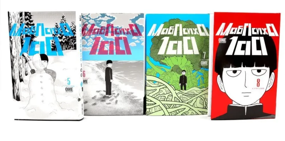 Mob Psycho 100: Volume 5. Volume 6. Volume 7. Volume 8 (set of 4 books)
