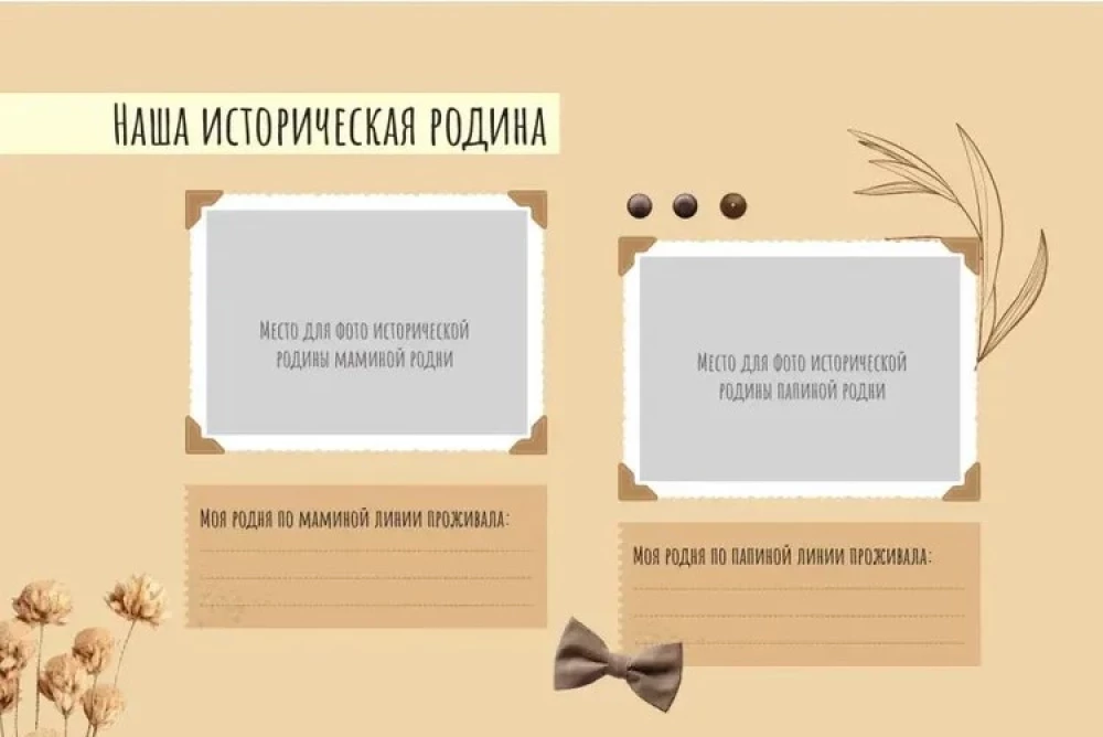 Drzewo genealogiczne. Pamięć naszej rodziny
