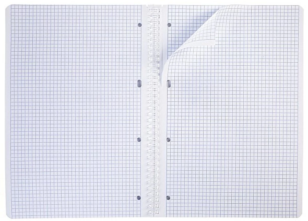 Piezīmju grāmatiņa - Underline, 80 lapas, A4, rūtiņas, dažādās krāsās
