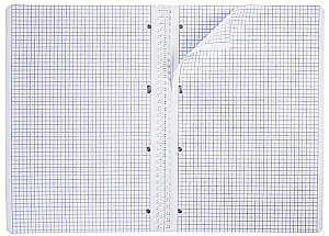 Piezīmju grāmatiņa - Underline, 80 lapas, A4, rūtiņas, dažādās krāsās