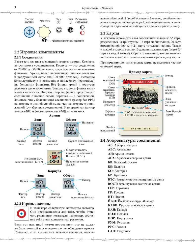 Настольная игра - Пути славы. Первая мировая война, 1914-1918