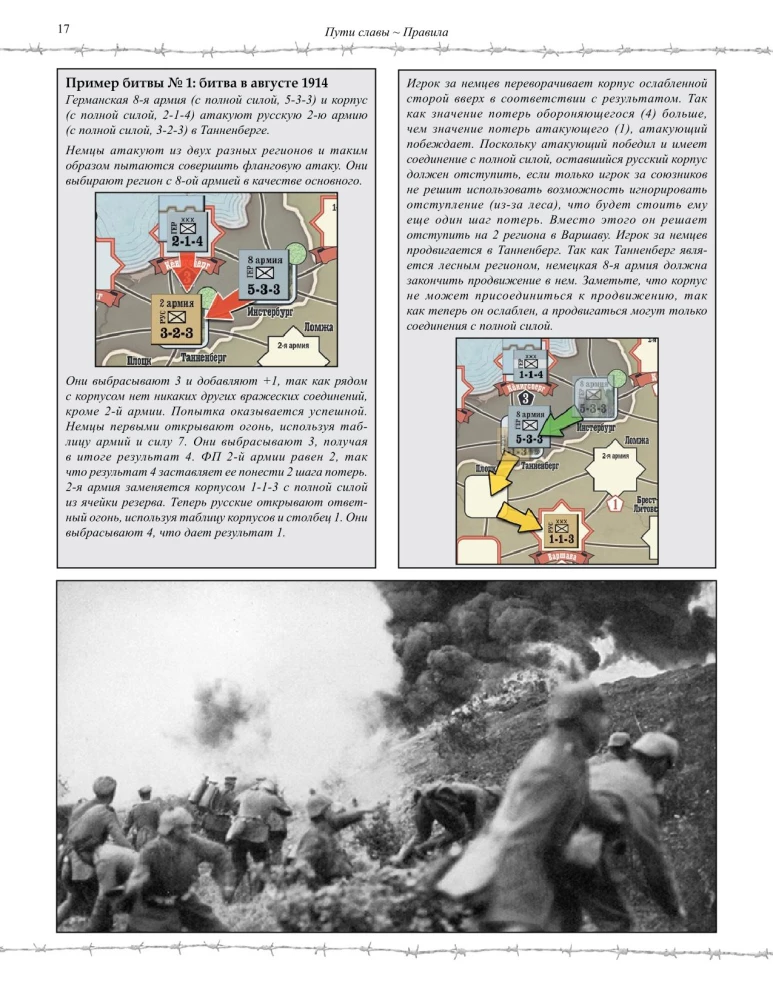 Настольная игра - Пути славы. Первая мировая война, 1914-1918