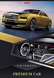 Burtnīca - Premium automašīnas, A4, 80 lapas, rūtiņa, dažādībā