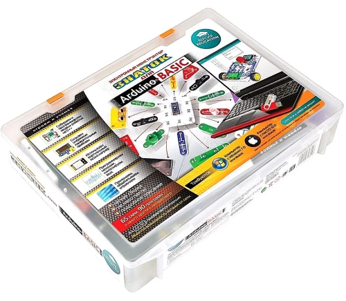 Elektronika konstruktora - ZNATOK. Arduino BASIC (wersja Education w plastikowym pojemniku)
