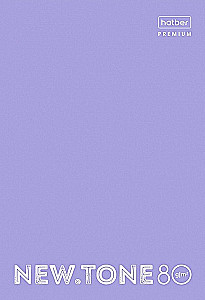 Zinātnes burtnīca - NEWtone PASTEL Lavanda, A4, 80 lapas, rūtiņas, dažādība