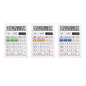 Kalkulaator laua 12-kohaline - White CC-352 Classic, assortii