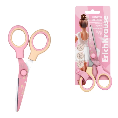Scissors - Junior Decor Pointes, with a print on the blades, 13cm