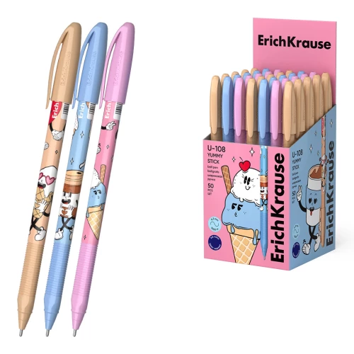 Pallipliiats - U-108 Stick Yummy 1.0, Ultra Glide Technology, tindivärv - sinine, assortii