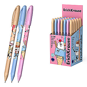 Długopis kulkowy - U-108 Stick Yummy 1.0, Technologia Ultra Glide, kolor tuszu - niebieski, w asortymencie