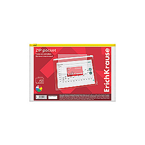Zip-Beutel aus Kunststoff PVC Zip Pocket, A5, transparent