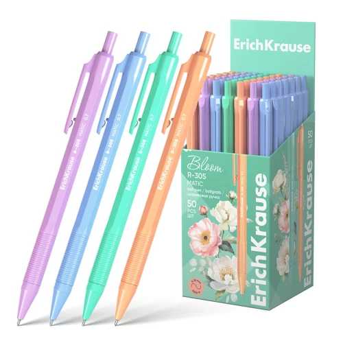 Automaatne pastapliiats R-305 Matic Pastel Bloom 0.7, tindivärv - sinine, valikus