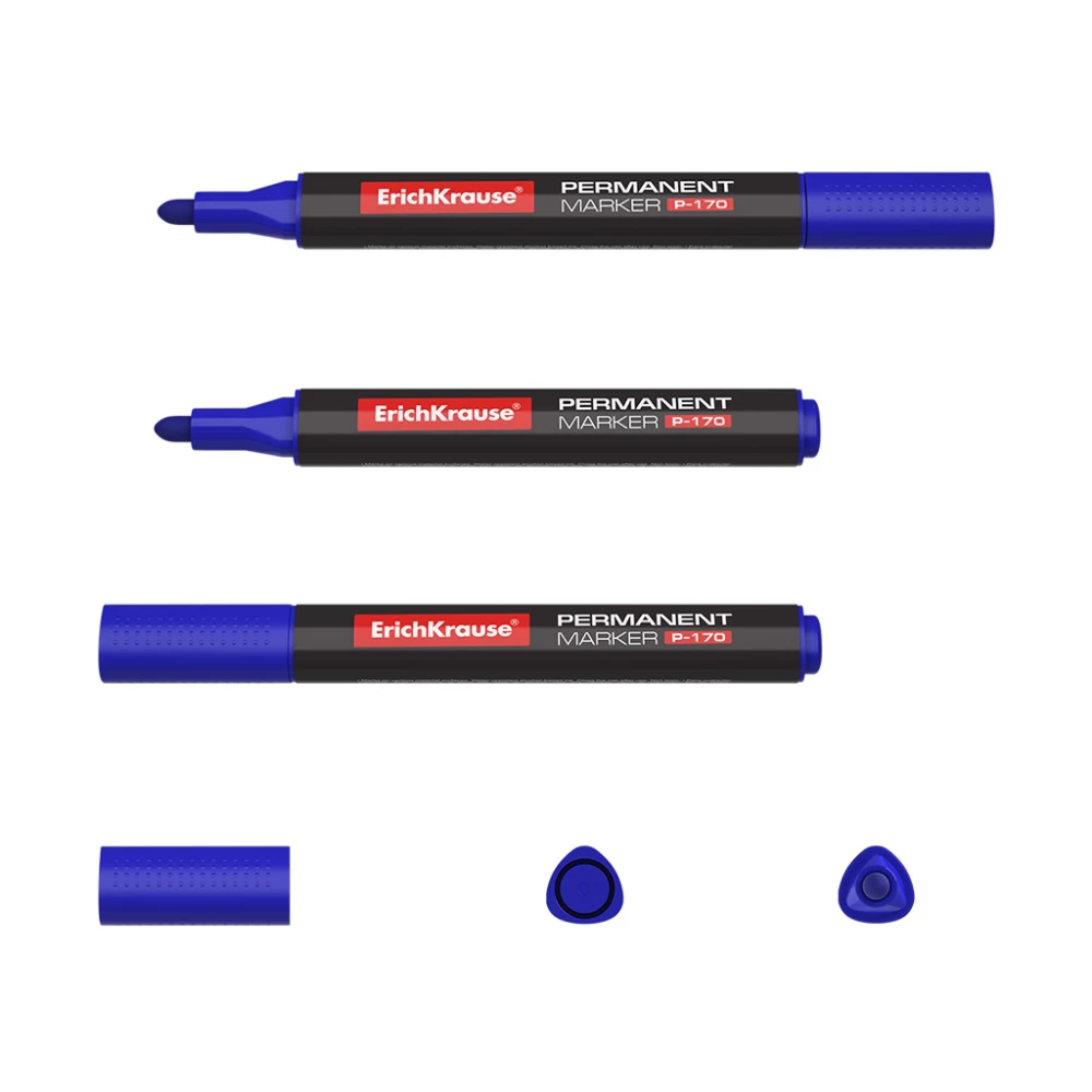 Permanent marker ErichKrause P-170, blue