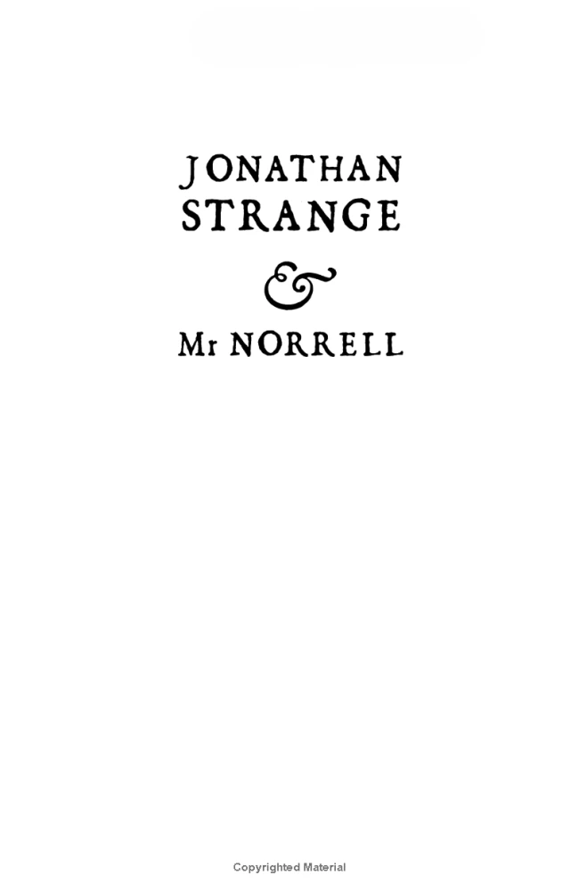 Jonathan Strange and Mr. Norrell