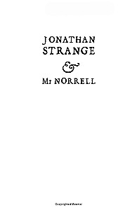 Jonathan Strange and Mr. Norrell