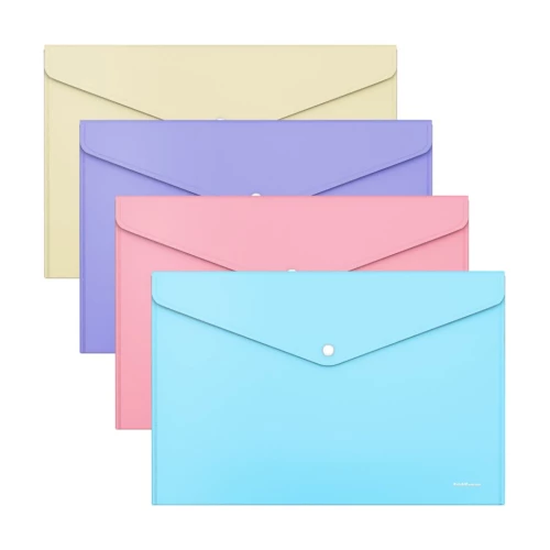 A4 kaust-kott - Glossy Pastel, assortii
