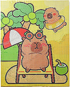 Diamantmosaik - Capybara