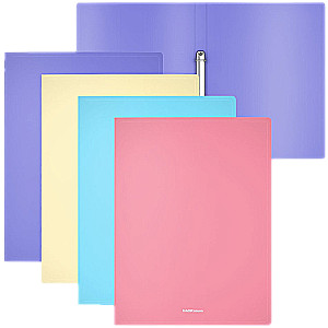 A4-Ordner mit 2 Ringen Matt Pastel, 24mm (Assortiment)