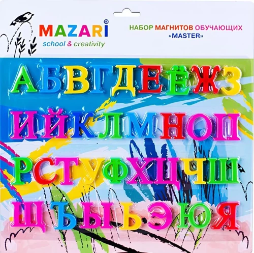 Mācību magnētu komplekts - Krievu alfabēts