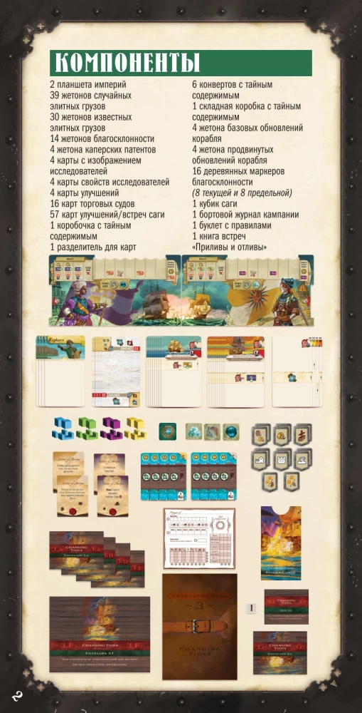 Настольная игра - Легенды морей. Эпоха каперства (дополнение)