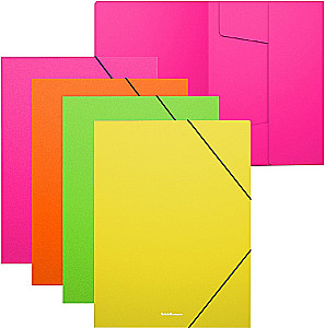 Rubber Band Folder Matt Neon (Assorted)