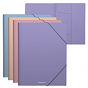 A4 Folder with Rubber Bands Soft Manga (Assorted)