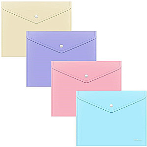Ordnerumschlag A5+ mit Druckknopf Fizzy Pastel (sortiert)