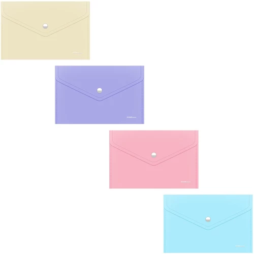 Nuppudega kaust Card Size Fizzy Pastel, 140 mm (assortii)