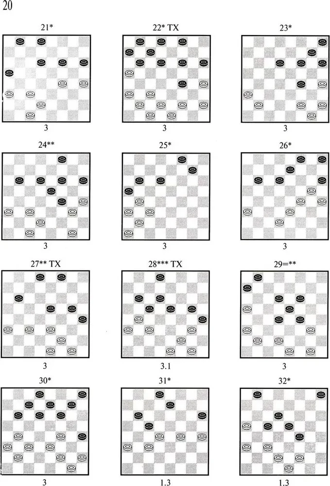 Anthology of Checkers Combinations. 3333 Examples of Effective Tactics in Russian Checkers