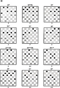 Anthology of Checkers Combinations. 3333 Examples of Effective Tactics in Russian Checkers