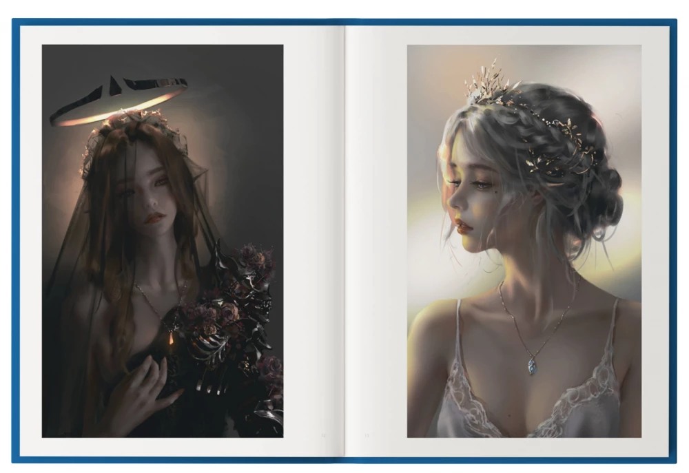 GhostBlade. Illustrations by WLOP. Dark Blue