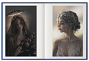 GhostBlade. Illustrations by WLOP. Dark Blue