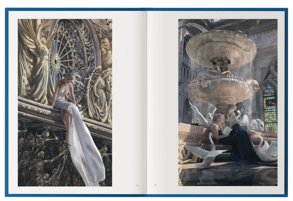 GhostBlade. Illustrations by WLOP. Dark Blue