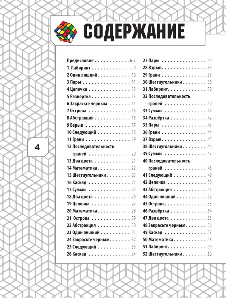 101 Best Logic Puzzle from Rubik