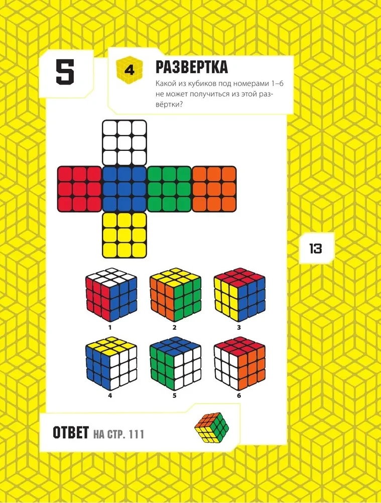 101 Best Logic Puzzle from Rubik
