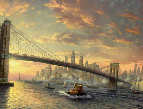 Numbrite vaip - Koit üle New Yorgi