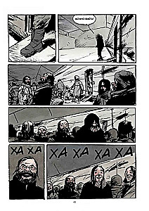Per sniegą. Galinė stotis. Grafikos romanas