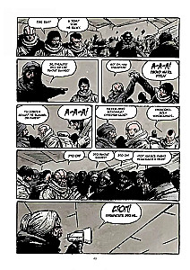 Per sniegą. Galinė stotis. Grafikos romanas