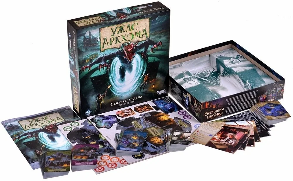 Brettspiel - Das Unspeakable von Arkham. Geheimnisse des Ordens (Erweiterung)