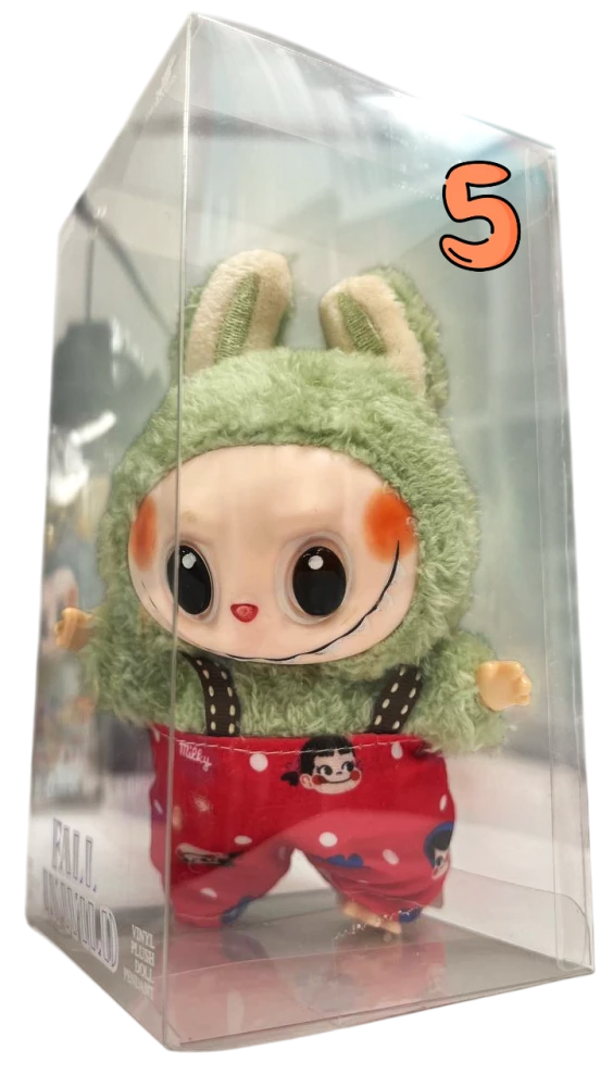 Minkšta žaislinė monstro mišrainė drabužiuose (17 cm)
