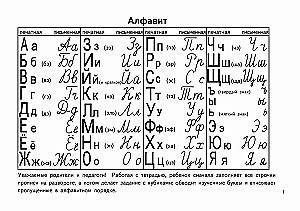 Schreibübungen für Kleinkinder "Lernen das Alphabet zu schreiben"