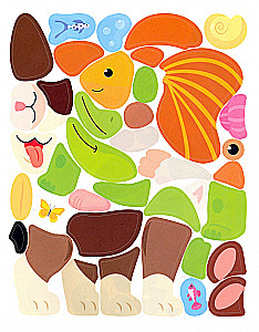 Sticker Constructor. Pets