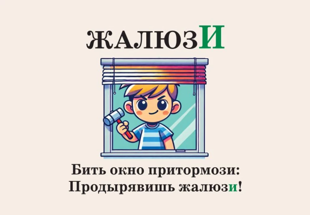 Mnemokartes par krievu valodu. Uzsvari