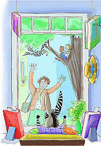 Grimm i Piórko. Wiosna, lato, jesień i zebrasłonik