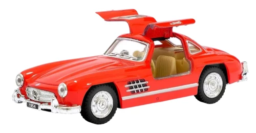 Automobiļa modelis 5 1954. gada MERCEDES-BENZ 300 SL, dažādībā