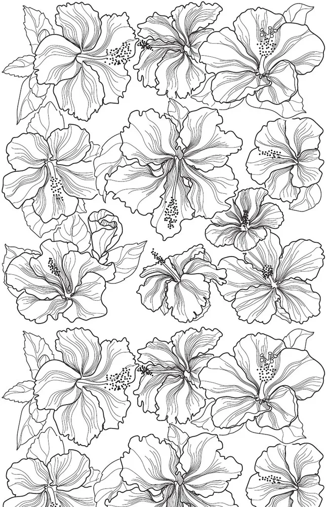 The Garden of the Flower Fairy. Anti-Stress Coloring